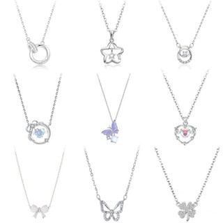 Vòng cổ Nhiều Lớp Màu Bạc Phong Cách Hiphop Thời Trang Hàn Quốc