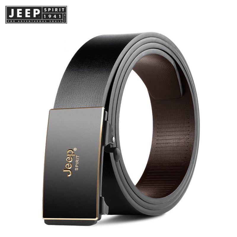 Thắt lưng da bò Jeep Spirit 1941 ESTD khóa tự động chất lượng cao cho nam