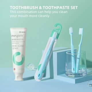 Bộ bàn chải đánh răng & kem đánh răng AIRKISS Làm sạch sâu miệng