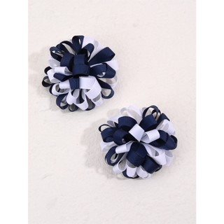 2 Cái / bộ Trắng Xanh Hải Quân Hoa Tóc Bộ Cho Trẻ Em Bé Gái Kẹp Tóc Thời Trang Phụ Kiện Tóc Bộ Kẹp Tóc Cho Tóc