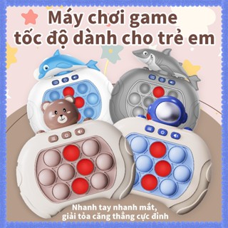 Đồ chơi cho bé pop it điện tử rẻ nhất 999 level máy chơi game cầm tay trai gái trẻ em trò chơi toys