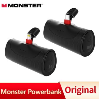 Monster Sạc dự phòng 3000mAh Powerbank không dây cắm trực tiếp pin Giao diện Iphone / Type-c