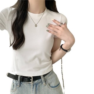 Áo babytee croptop nữ trơn nhiều màu