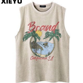 XIEYU áo phông áo thun nữ không tay Hàn Phong Thể thao Trendy Casual MTX2430R2F 13Z240327