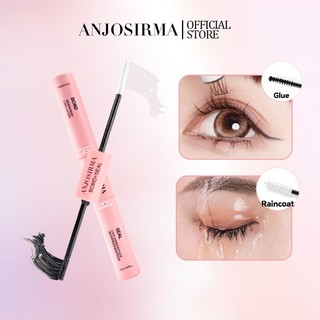  Keo dán lông mi ANJOSIRMA Đầu đôi cho lông mi giả Keo dán mi giữ siêu mạnh có thể tái sử dụng được phân đoạn