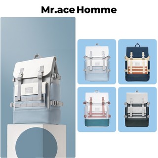 Mr. ace Homme Ba Lô Đựng Máy Tính Đi Học / Du Lịch Sức Chứa Lớn Phong Cách Hàn Quốc Cho Học Sinh Nam Và Nữ