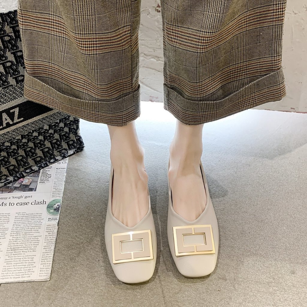 Giày Búp Bê Đế Mềm Mỏng Thoải Mái Thời Trang Mùa Thu 2024 Cho Nữ