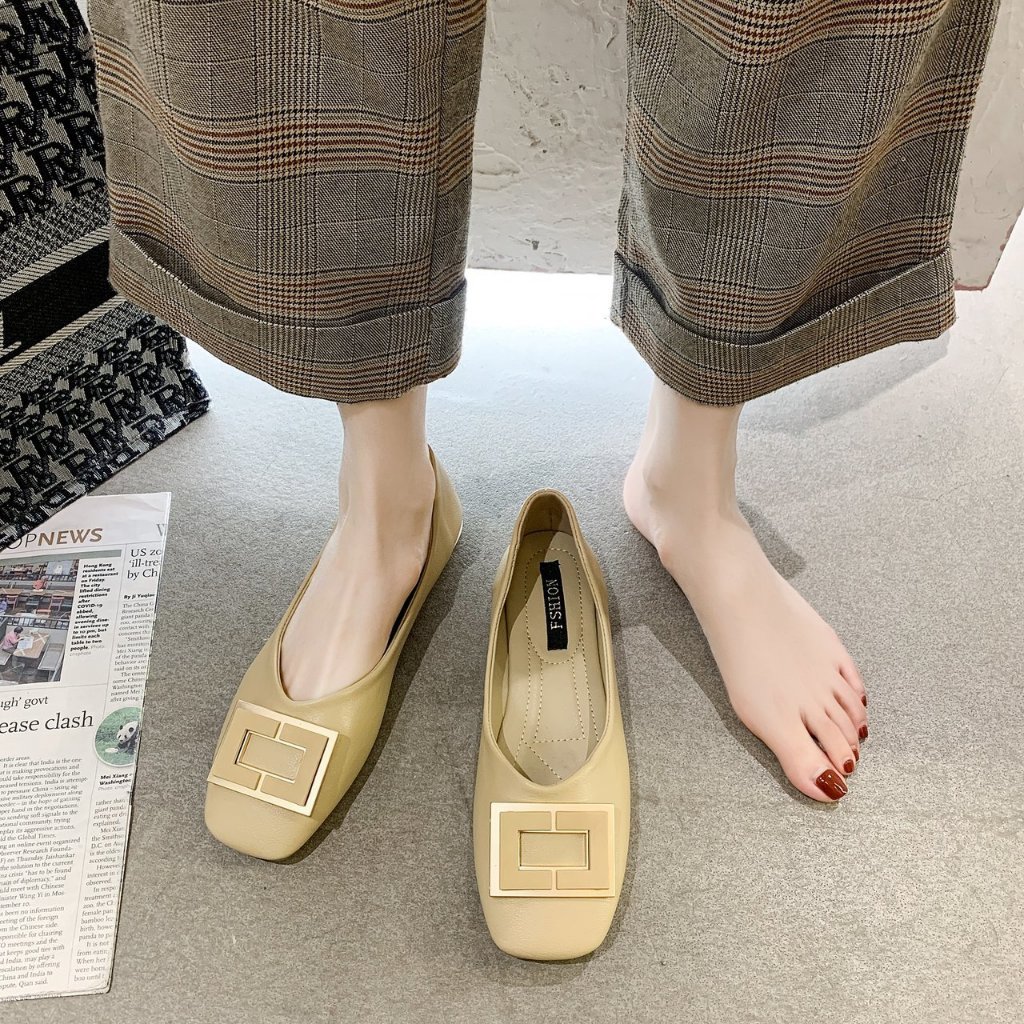 Giày Búp Bê Đế Mềm Mỏng Thoải Mái Thời Trang Mùa Thu 2024 Cho Nữ
