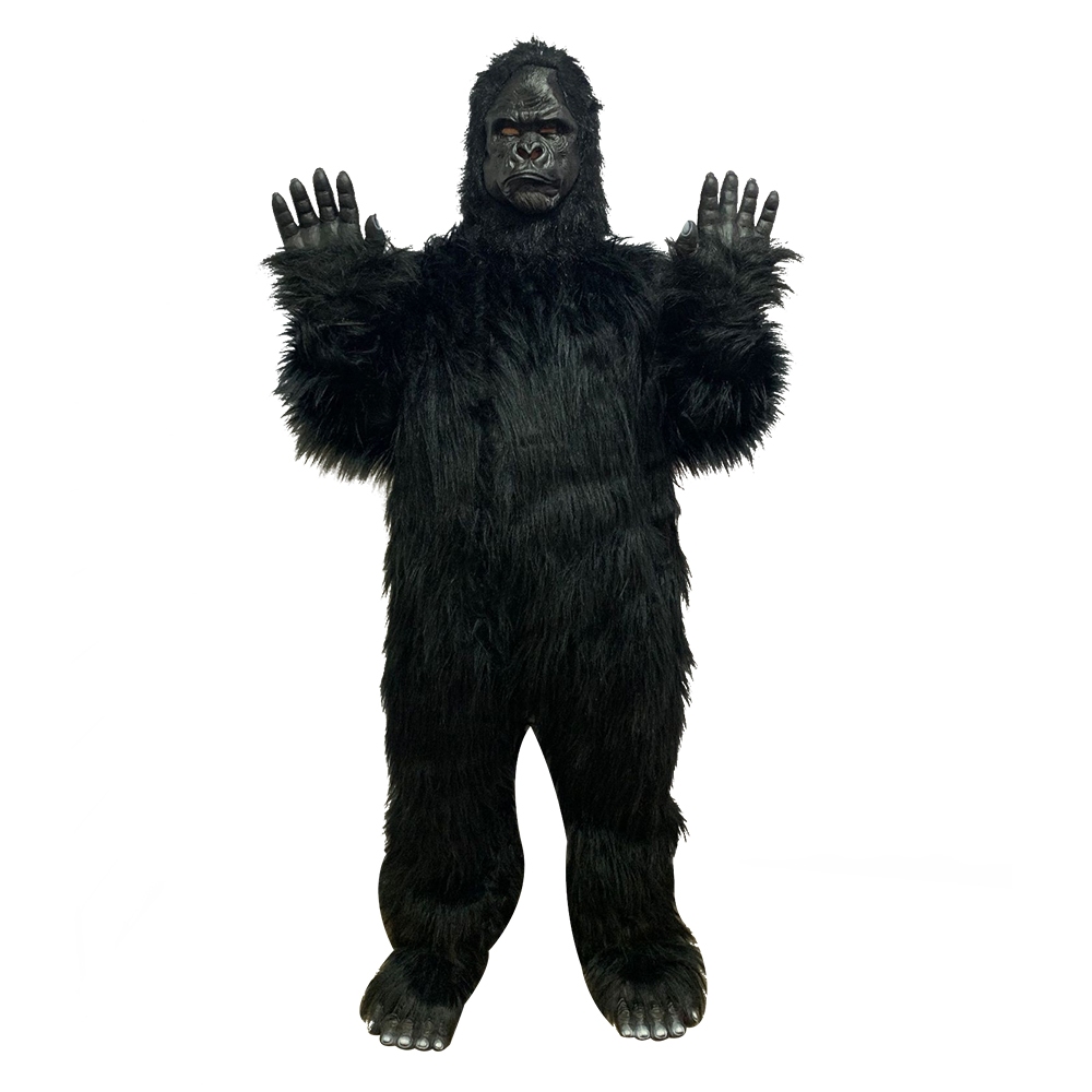 Người Lớn Cao Cấp Gorilla Halloween Trang Phục Nam Ferocious KingKong Trang Phục Hóa Trang Nam Quái Vật Khủng Long Godzilla Trang Phục Động Vật Áo liền quần Cho Đảng Trò Chơi Sân Khấu Trang Phục Lạ Mắt