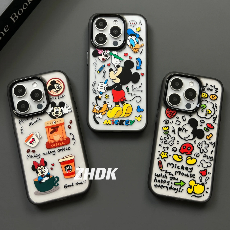 【Matte Edge/Transparent hard case】ốp lưng compatible for iPhone 15 14 13 pro max case