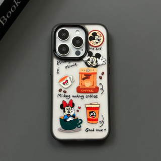 【Matte Edge/Transparent hard case】ốp lưng compatible for iPhone 15 14 13 pro max case