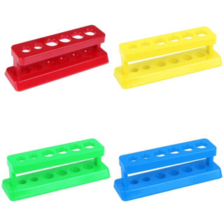 Khay nhựa đựng ống nghiệm bằng nhựa 6 lỗ tiện dụng chất lượng cao