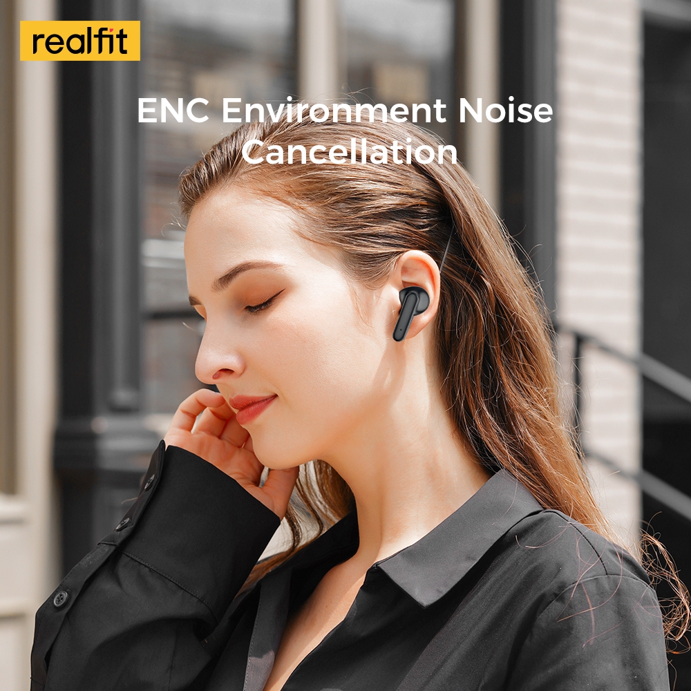 Tai Nghe Bluetooth Realfit F3 Tai Nghe Thể Thao Khử Tiếng Ồn -38db 360° Âm Thanh Không Gian Bass Tốt | BigBuy360 - bigbuy360.vn