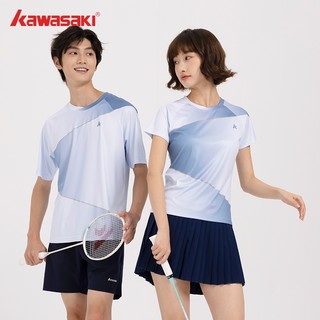 Bộ thể thao cầu lông Kawasaki Áo thun Váy Quần short K1C02-B1963 & K1C02-B2963 Cặp đôi Nam Nữ Hút mồ hôi Nhanh khô thoáng khí Áo sơ mi thông thường