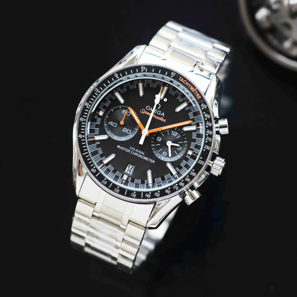 Đồng hồ nam chống nước OMEGA OMEGA Speedmaster Series Đồng hồ nam chống nước Rui Watch Vỏ thép không gỉ