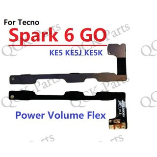 Nút âm lượng nguồn mới flex cho tecno spark 6 go ke5 ke5j ke5k bật tắt âm lượng bên phím ra nút flex cable