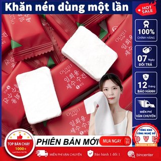 Khăn tắm dùng một lần Khăn nén du lịch Khăn giấy nén Khăn tắm nén 30x24cm Nhỏ, Làm bằng bông siêu tiện lợi, đã qua sử dụng nhiều lần