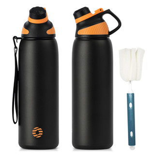 Bình Giữ Nhiệt FJbottle 600ml / 800ml / 1000ml / 1500ml Bình Nước Thể Thao Cách Nhiệt Bằng Thép Không Gỉ 304 Cốc Chống Rò Rỉ Giữ Nóng Lạnh Cho Bé Trai Bé Gái Du Lịch