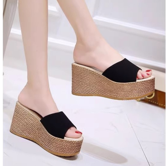 MOCHO dép sandal nữ dép bánh mì đế cao thời trang 2024 NEW B90H1WA