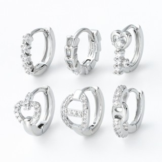 1 Chiếc 316L Thép Không Gỉ Vòng Bông Tai Đơn Giản Vòng Bông Tai Nữ Trang Sức