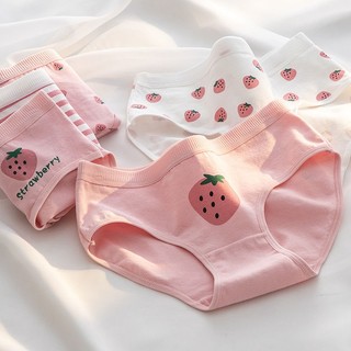 Joe Sir Dâu Quần Lót Nữ Quần Cotton Phong Cách Nhật Bản Quần Lót Dễ Thương Giữa Eo Quần Đùi Quần Lót
