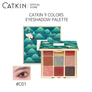 Bảng phấn mắt CATKIN C04 cao cấp dùng trang điểm với nhiều màu tùy chọn 13.5g