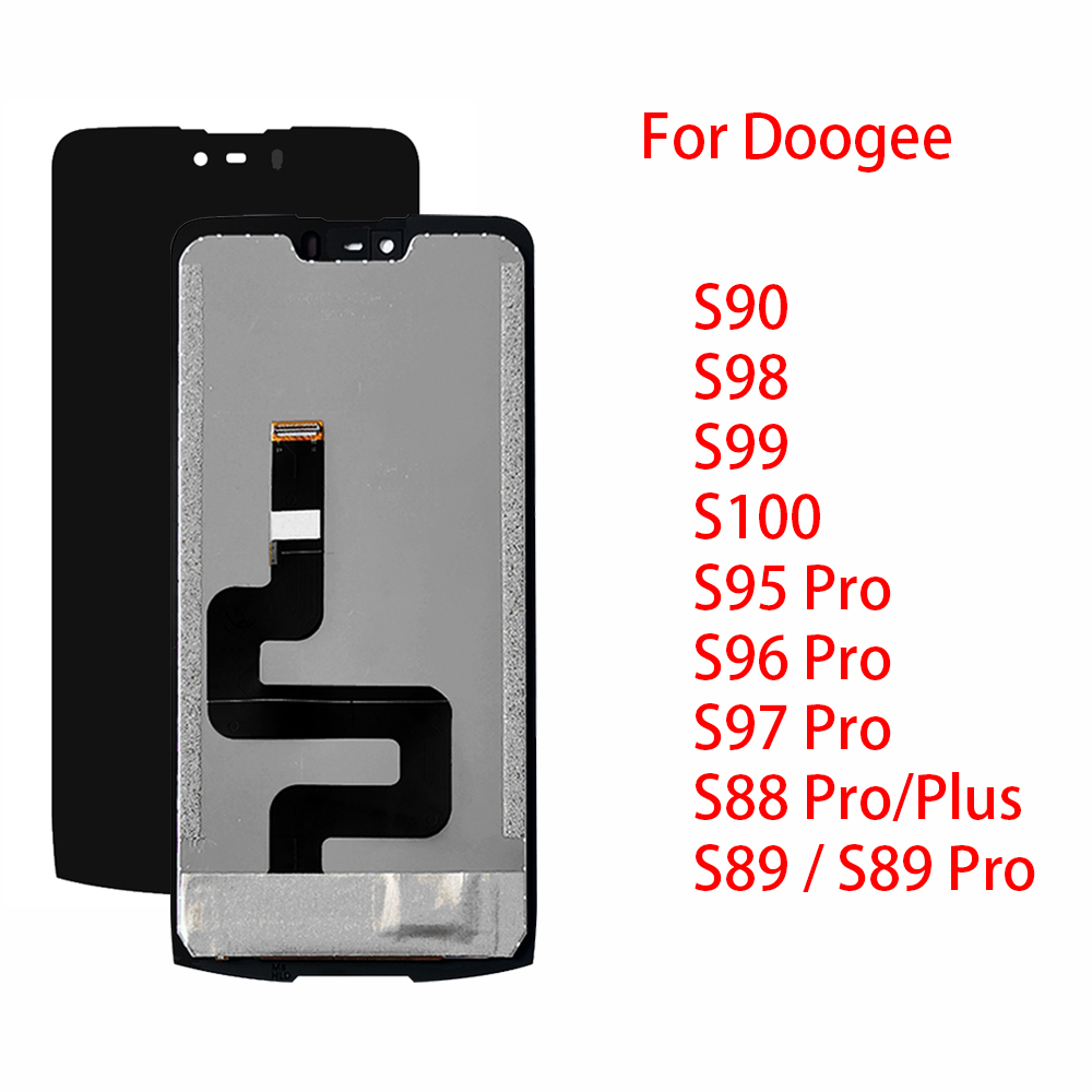 Màn hình LCD được kiểm tra 100% cho Doogee S88 S89 S90 S95 S96 S97 S98 S99 S100 Pro Plus Màn hình LC