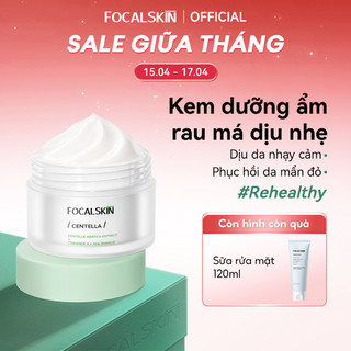 FOCALSKIN Kem Dưỡng Da RAU MÁ Dưỡng Ẩm Phục Hồi Da Ban Ngày Và Ban Đêm 30g/5g