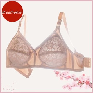  Big Size Áo Ngực 38-46 Cup C D Full Cup Không Bọt Không Sắt Mềm Ren Áo Ngực Không Dây Push Up Bra Plus Kích Thước Bralette 
