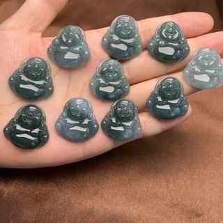 Mặt dây chuyền ngọc bích tự nhiên / Mặt dây chuyền trang sức / Hàng hóa / Mặt dây chuyền Phật Maitreya / Phật ngọc / Quà tặng