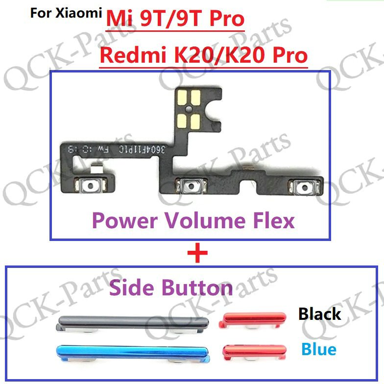 Nút âm lượng công tắc nguồn Flex cho XiaoMi Mi 9T Pro Redmi K20 Pro