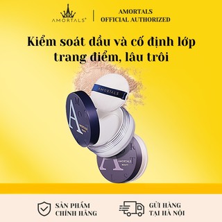 Phấn phủ AMORTALS kiềm dầu độ nét cao trang điểm lâu trôi + phụ kiện tùy chọn