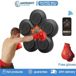 máy đấm bốc Máy tập đấm bốc treo tường cho trẻ em Có thể kết nối Bluetooth để phát nhạc. Không cần khoan lỗ.