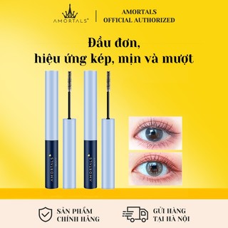 Mascara AMORTALS chuốt mi cong dài mỏng chống nước không nhòe lâu trôi một đầu công dụng kép