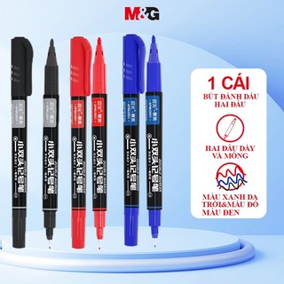 M&g bút highlight bút highlight pastel bút nhớ nhiều màu hai đầu thanh mỏng bút đánh dấu dầu bút đánh dấu học sinh trẻ em nghệ thuật vẽ dây vẽ bút hội nghị học diy đánh dấu 1 cái v