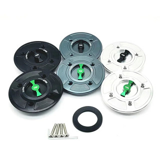 Nắp bình xăng cho KAWASAKI NINJA 250 400 650 ZX6R Z650 Z900 VERSYS 1000 X 300 KLX230 Vỏ xăng không cần chìa khóa xe máy
