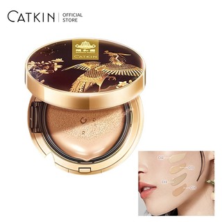 CATKIN Phấn nước kem nền che khuyết điểm tự nhiên kèm lõi dự phòng hiệu quả  phấn nước trang điểm Cushion Chống  Phủ Hoàn Hảo Và Bảo Vệ Da Toàn Diện 24g