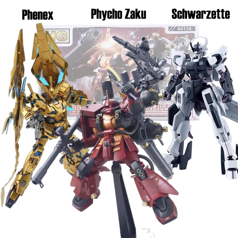 Gundam Psycho Zaku Lfrith Jiu Tải Astray Omega HG Gundam Unicorn Gundam 03 Phenex Kỳ Lân Tiêu Diệt Tranh Phiên Bản TR-6 HAZEL II WINDAM Schwarzette