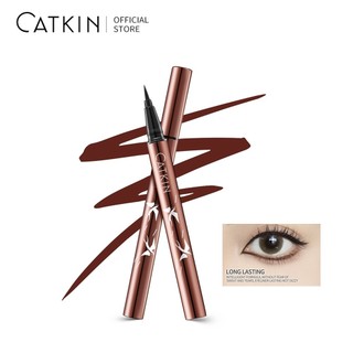 CATKIN Bút Kẻ Mắt Dạng Lỏng 3 Màu Siêu Mịn Tự Nhiên Mau Khô Mịn Màng Chống Nước Lâu Trôi Không Lem 0.5g