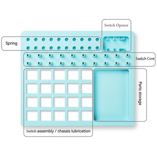 Switch Lube Station,Switch Tester Station,ABS Material for Custom Mechanical Keyboard