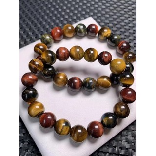 Đá mắt hổ tiger eyes tự nhiên / Đá mắt hổ đầy màu sắc / Đa sắc / Phong cách nam nữ / Vòng tay nhiều vòng / Vòng tay / Hai vòng tròn, Trang sức thời trang
