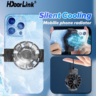 Hdoorlink Làm Mát Điện Thoại Quạt Làm Mát Di Động Tản Nhiệt Trò Chơi Làm Mát Cho Điện Thoại Thông Minh Tản Nhiệt Đa Năng