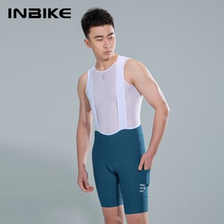 INBIKE Quần short xe đạp có túi và đệm giảm xóc. Thấm mồ hôi, thoáng khí, xe đạp leo núi mùa hè nam Quần short yếm đạp xe chuyên nghiệp