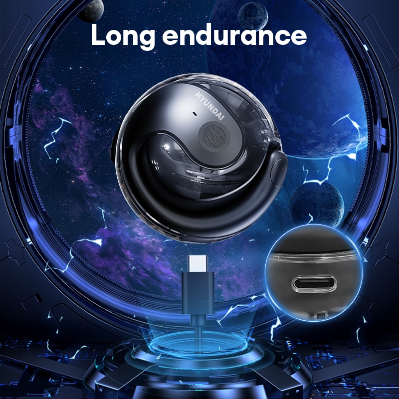 Tai Nghe Bluetooth Hyundai HY-T26 HD Voice Cảm ứng thông minh Mặc thoải mái Pin dung lượng lớn Bluetooth 5.3 | BigBuy360 - bigbuy360.vn