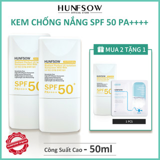 Kem chống nắng Hunfsow thoáng da mỏng nhẹ UV Defender Cream 50g SPF 50+ PA++++