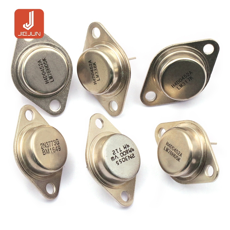 Bộ ba công suất cao 2N3773 3DD207 LM78H05K LM317K LM338K LM78H24 2N3055 Vỏ Kiron vàng con dấu nắp sắ