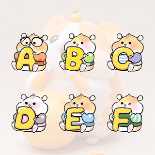 Acrylic Trâm Chữ Hoạt Hình Sáng Tạo Dễ Thương Huy Hiệu Quần Áo Túi Trang Trí