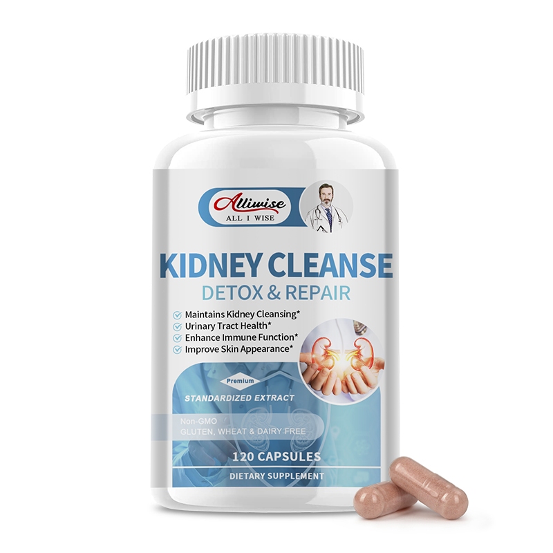 Alliwise Kidney Cleanse Detox & Repair Kidney Cleanse Bổ sung với chiết xuất Cranberry cho sức khỏe 