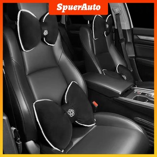 SuperAuto Gối Tựa Đầu/Lưng Gắn Ghế Ngồi Xe Hơi Phụ KiệN Trang Trí Ô Tô