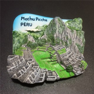 Peru Tủ Lạnh Dán Du Lịch Lưu Niệm Machu Picchu Tủ Lạnh Nam Châm Trang Trí Nhà Quà Tặng Sinh Nhật Bảng Tin Nhắn Nhãn Dán Từ Tính
